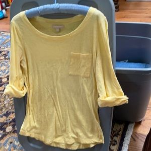 Banana Republic T- 3/4 length sleeves.  size M